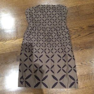 JCrew a-line cotton embroidered dress with pockets